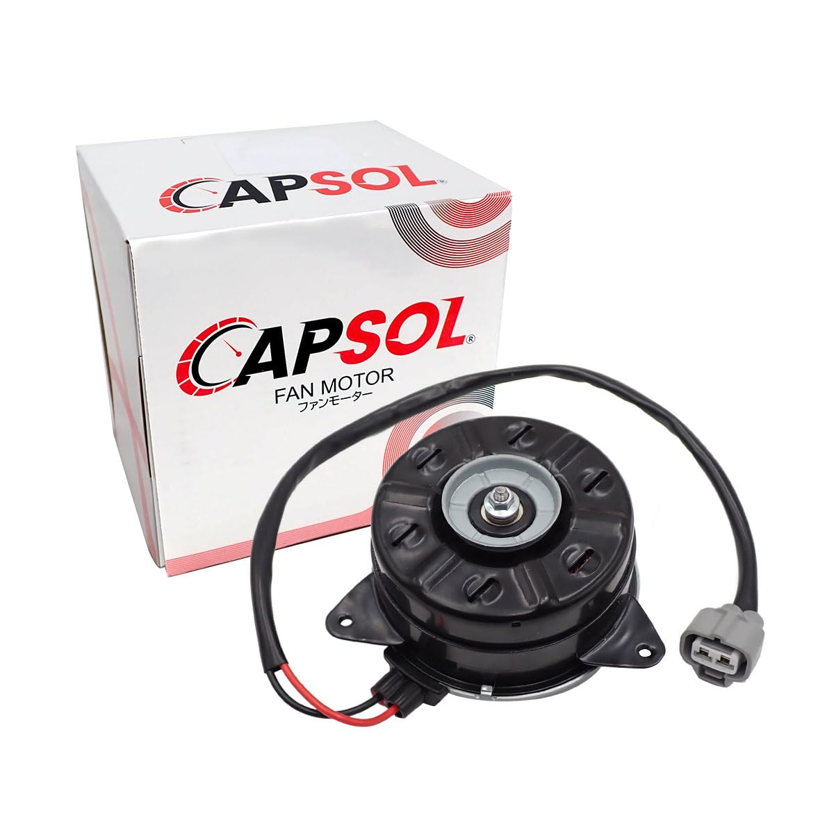 ラジエーター用 電動 ファンモーター 後期用変換ハーネス付き 左右2個