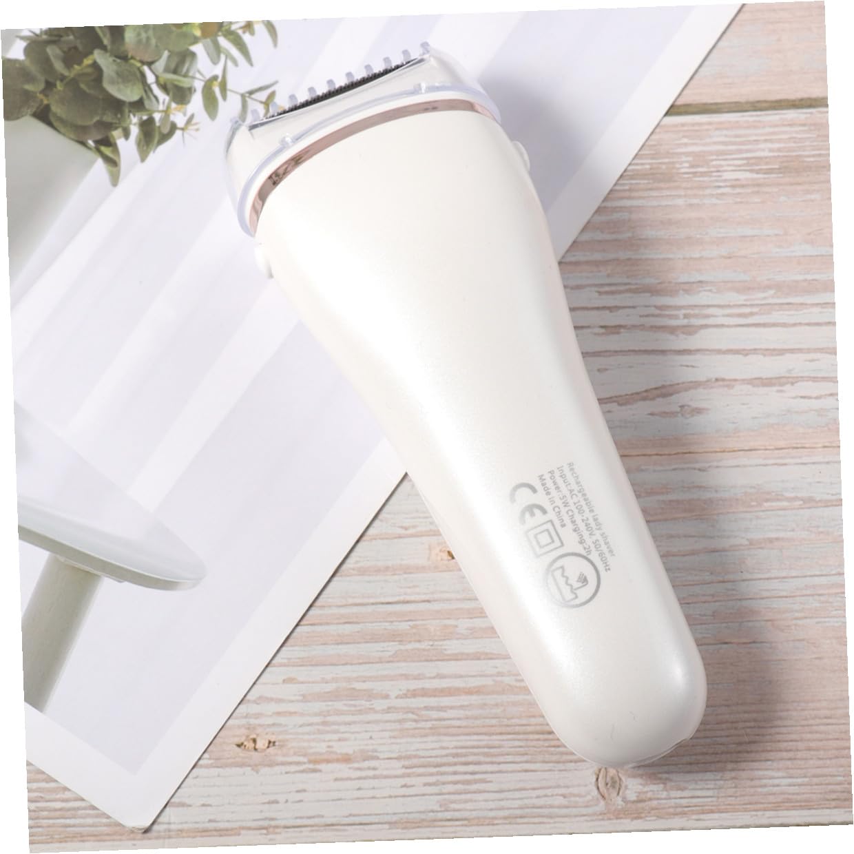 Healeved Epilatore Elettrico Donna Rasoio Corpo e Bikini Display Led, Ricaricabile Usb, Pelle Liscia, Materiale Abs e Acciaio Inox