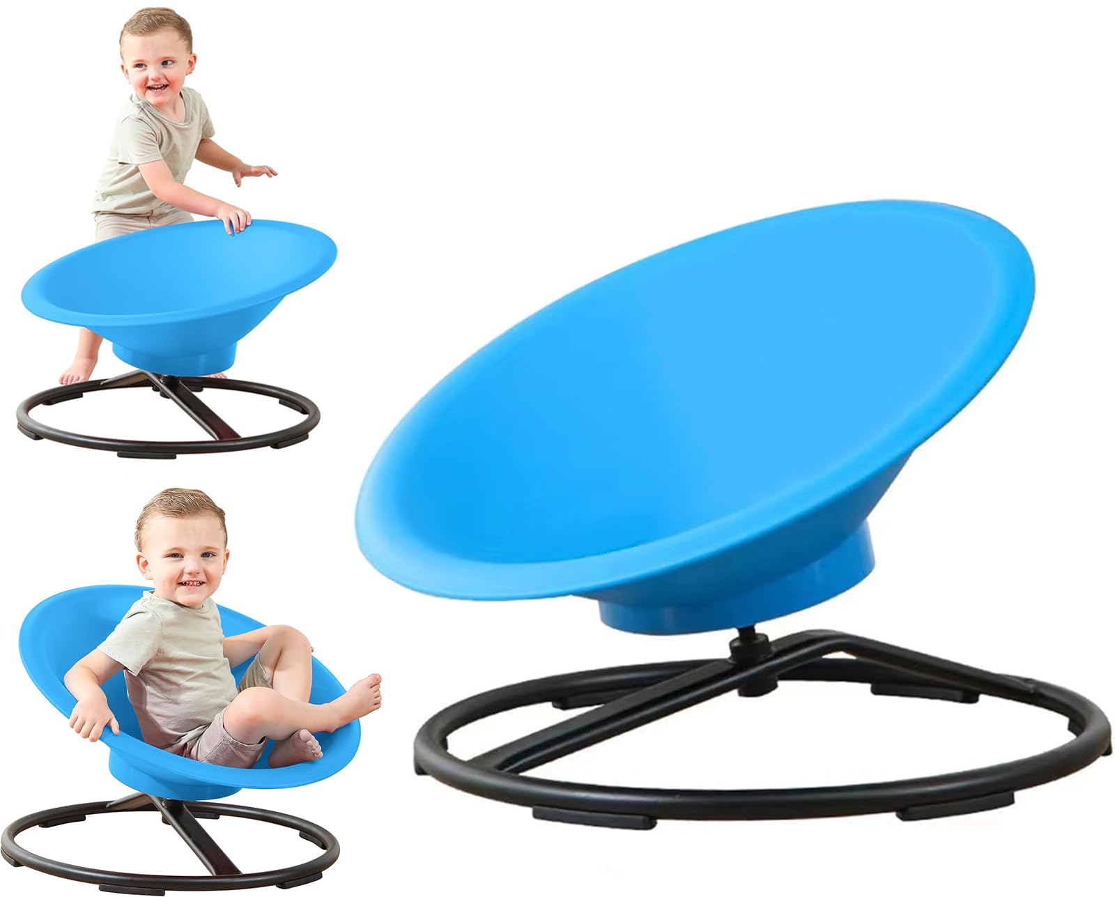Large Sensory Spinning Chair for Autism,65cm Completely Wrapped 360° Swivel Chair for Kids,Autism Sensory Equipment Comfortable to Lie Down sit and Spin,Training Body Science Toy