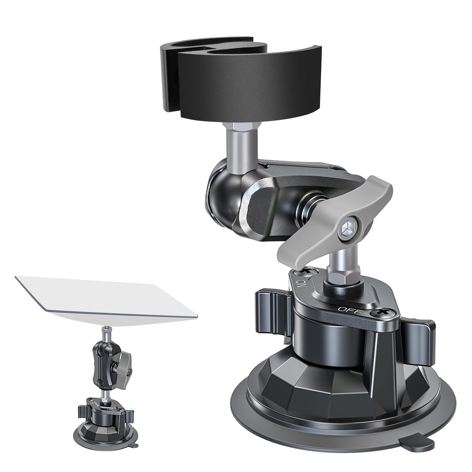 Huofumen Starlink Mini Mount,Starlink Mini Suction Cup Mount Portable Car Roof Mount,Suction Cup Bracket for Car Sunroof/Front/Rear Window/Roof