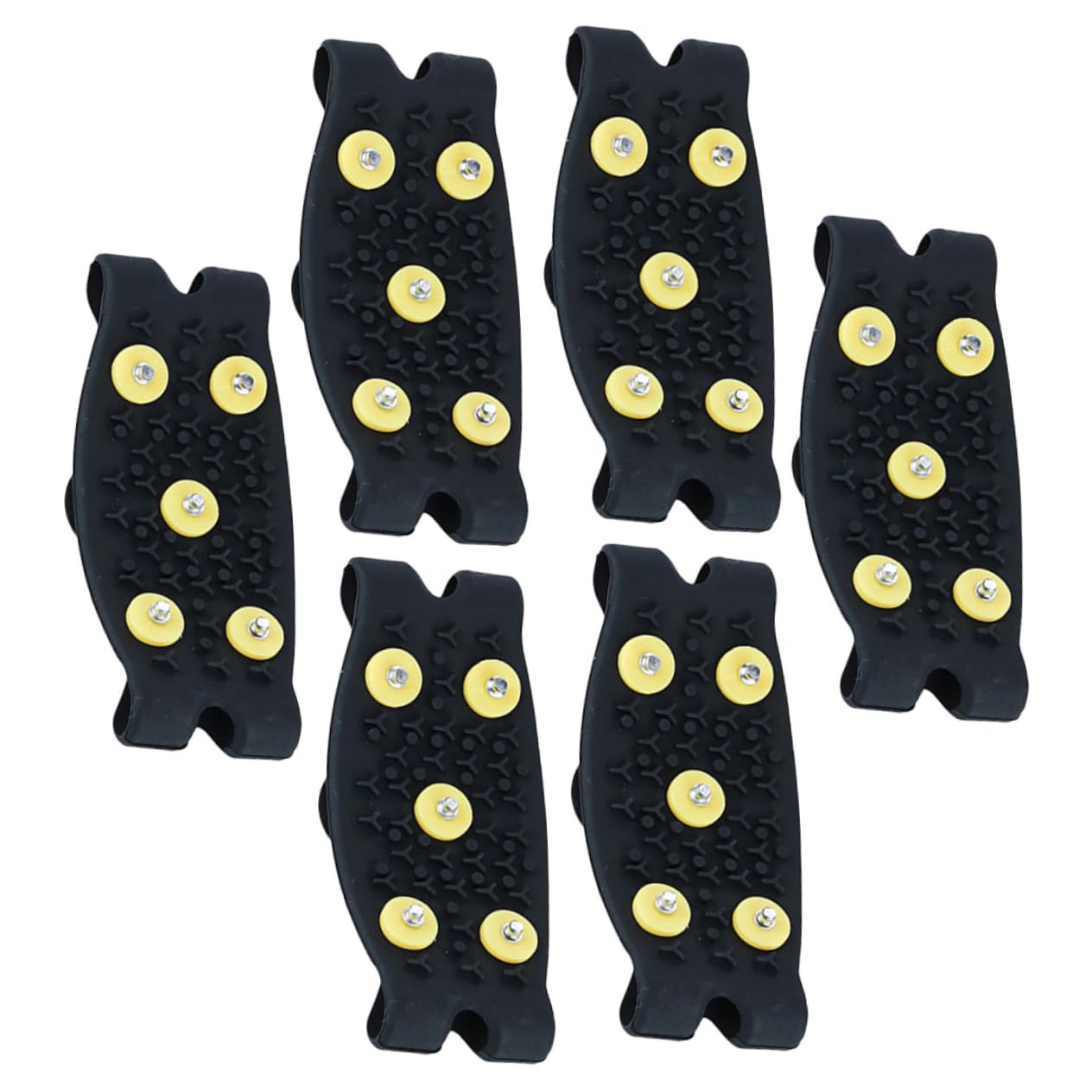 CONGARTENO 3 Pairs Anti-Slip Crampons Shoe Covers Ice Spikes for Snow Shoes Grippers for Men Women
