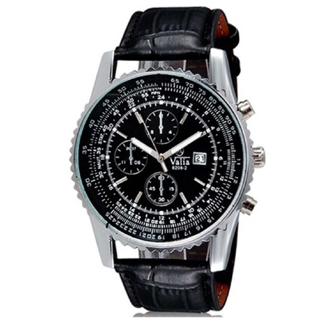V6 Valia Big Dial with Date Display Analog Black Dial Mens Watch - VAL-268 (B01NAL6C2L) Amazon Price History, Amazon Price Tracker