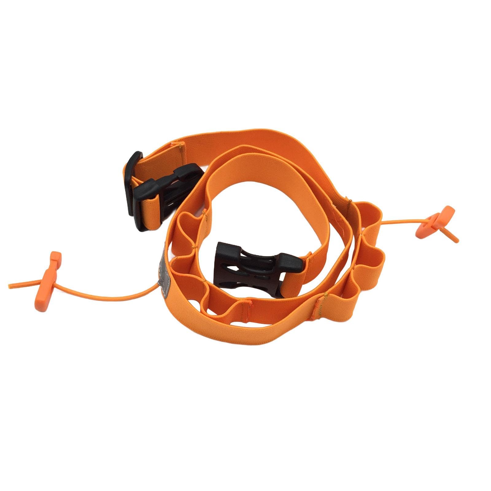 Running Triathlon Cycling Number Belt Bib Holder Race Belt for Cycling Adult Orange