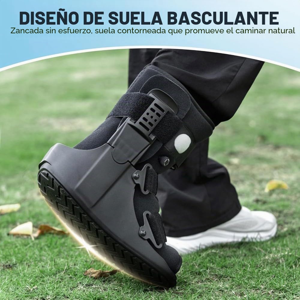 Botas Inflables para Caminar, Bota de Fractura Air Cam Walker, Bota Ortopédica para Tobillo Torcido, Férula de Aire Corto M