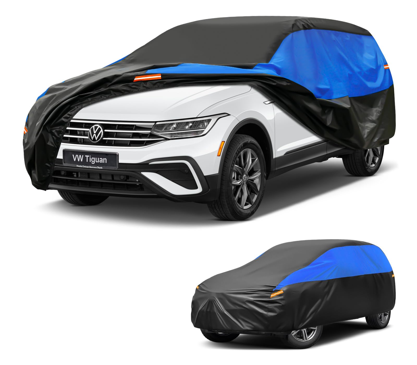 GUNHYI Autoabdeckung Winter Vollgarage Auto Abdeckplane Staubdicht Wasserdicht Autohülle Autoplane Car Cover