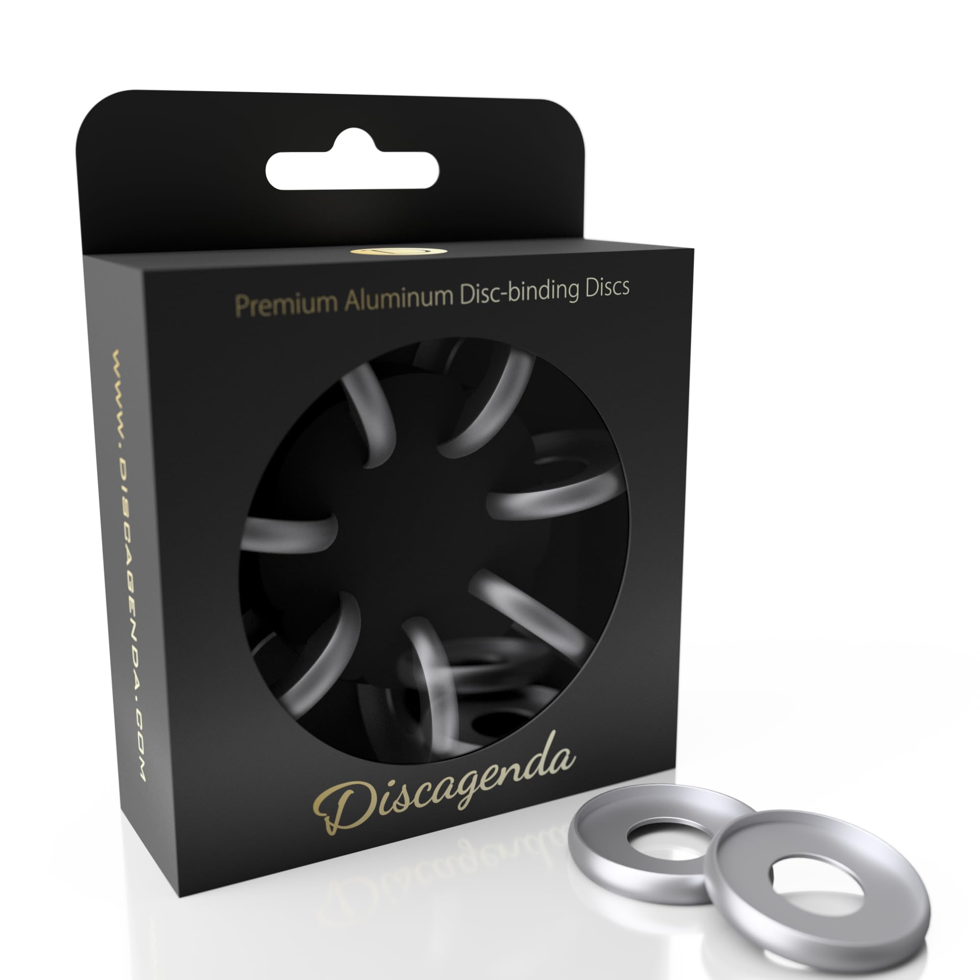 Discagenda Discbound Discs (Silver, 7 Piece 1.3in)