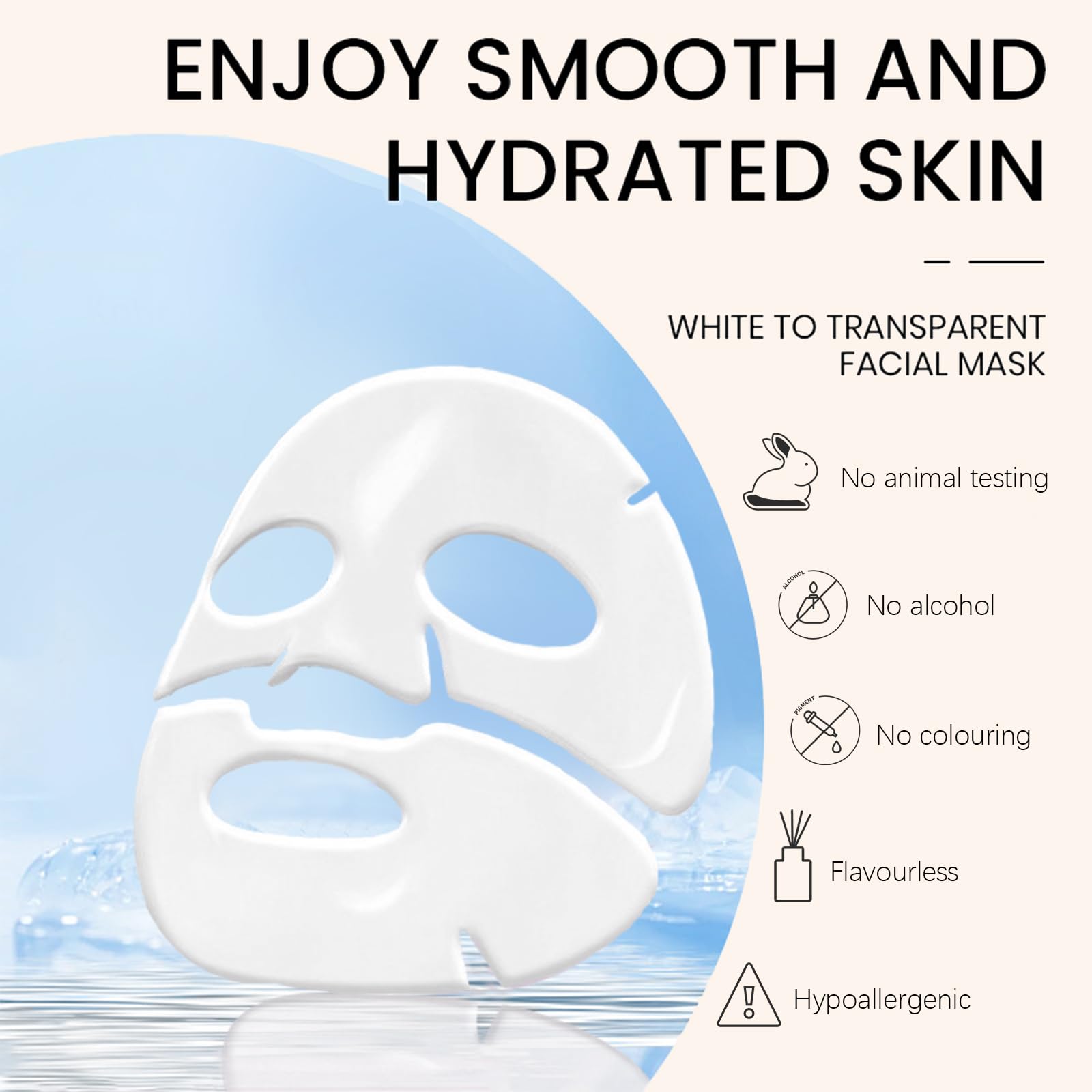 YILAIMAX 4 Pcs Bio Collagen Face Sheet Mask Overnight Skincare,Firming Anti-Aging, Moisturizing Brightening - Image 3
