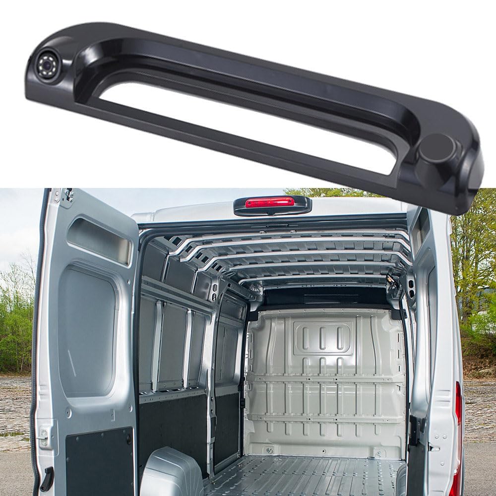 Sistema de marcha atrás HD Transporter con luz de freno, cámara de aparcamiento, compatible con Fiat Ducato X250 X251 290 290 X/Citroen Jumper 244 Z 250 2500/Peugeot Boxer Furgon MK3/Opel Movano