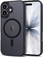 Vista 204 de Anuck - Funda magnética para iPhone 11 compatible con MagSafe, carcasa trasera mate translúcida dura, borde de TPU, delgada, resistente a impactos