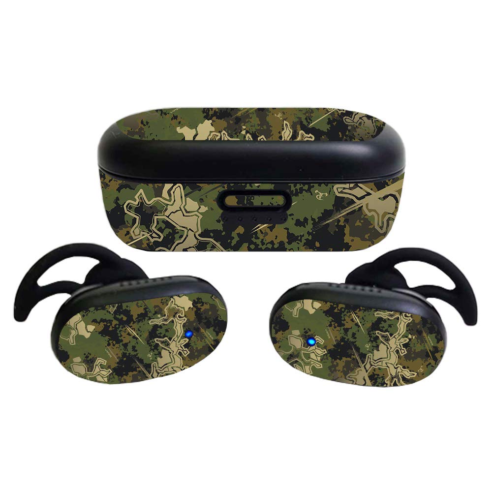 MIGHTY SKINS MightySkins Glossy Glitter Skin Compatible with Bose QuietComfort Earbuds (2020)