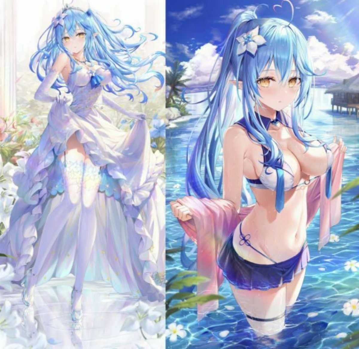 本日限定 ホロライブ雪花ラミィ リンユウ 等身大 タペストリー fawe.org
