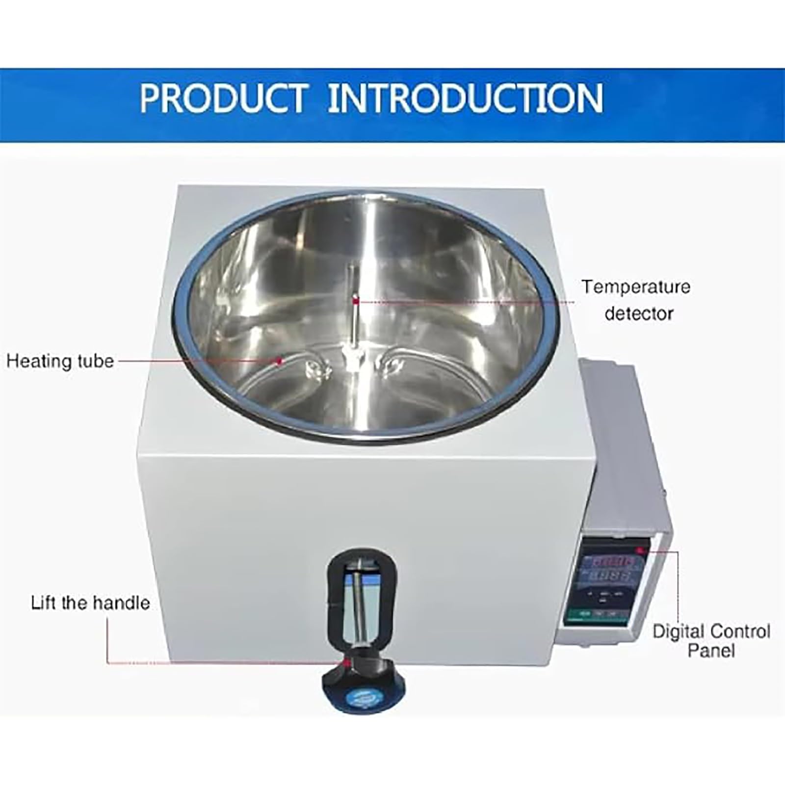 Labor Wasserbad Konstante Temperatur Öl & Wasserbad LED Digital Heizung Edelstahl PID Intelligente Temperaturregelung für wissenschaftliche Experimente