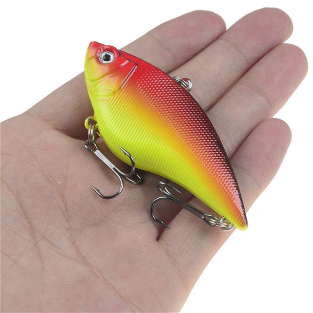 Soft Fishing Köder, Fishing Sinking Lure 1 Stück Kunststoff VIB Angelköder 7 cm 16 G Harter Wobbler Kunstköder 13 Farben Peche Bass Hecht Trolling Pesca Angelgerät