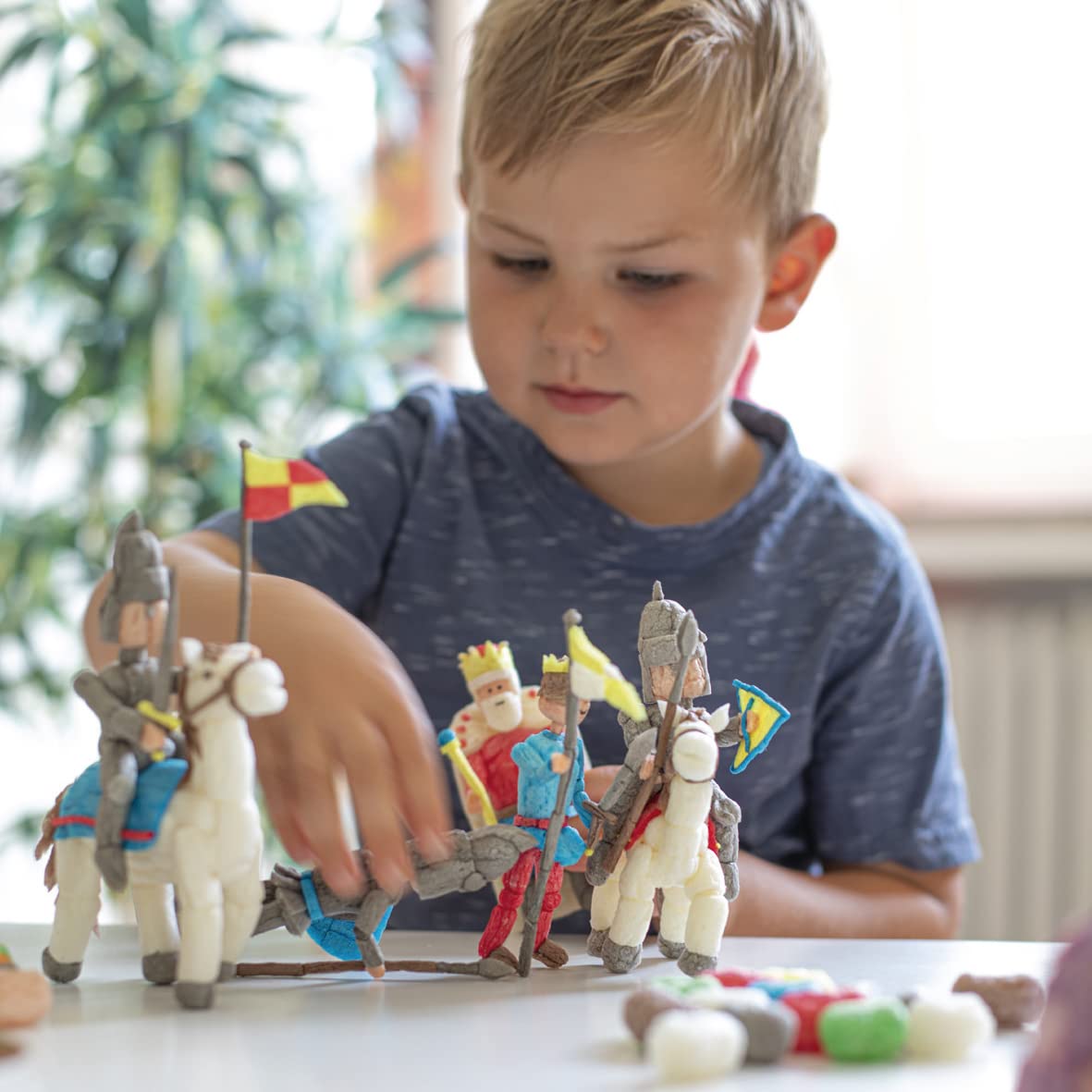 PlayMais Craft Set for Children from 5 Years, Colourful, Small - Image 2