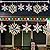 Dazzle Bright Christmas Snowflake Lights Outdoor,100 Count 8.5FT Connectable Waterproof Christmas Icicle Lights with 6 Drops Plug in for Indoor Xmas Yard Home Decorations (Multi-Colored)