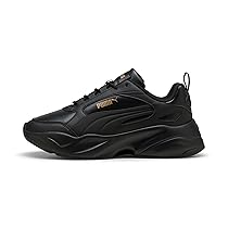 Puma Scarpe da Ginnastica Cassia 2.0 da Donna, Nero-Nero-Oro, 37,5, Nero, Oro e Nero., 37.5 EU