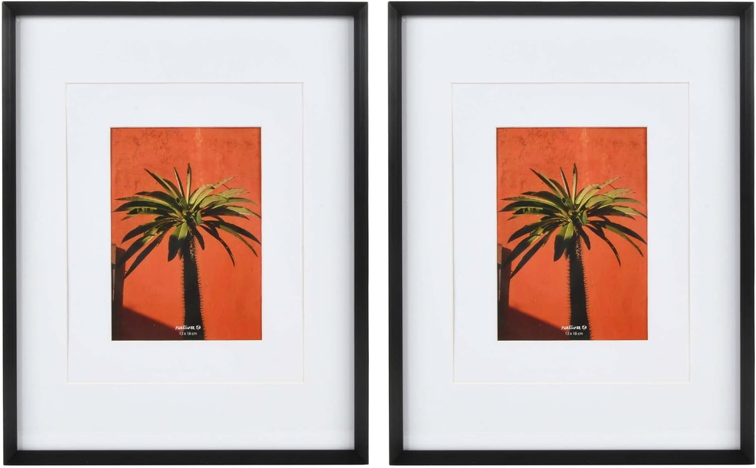 Prinz Metal 8x10-inch Tabletop Picture Frame Double Matted for 5x7 or 4x6 Photos, Gold, Set of Two