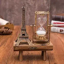 Ampulheta de Plástico Retrô 30 Segundos – Decorativa para Casa Escritório e Escola