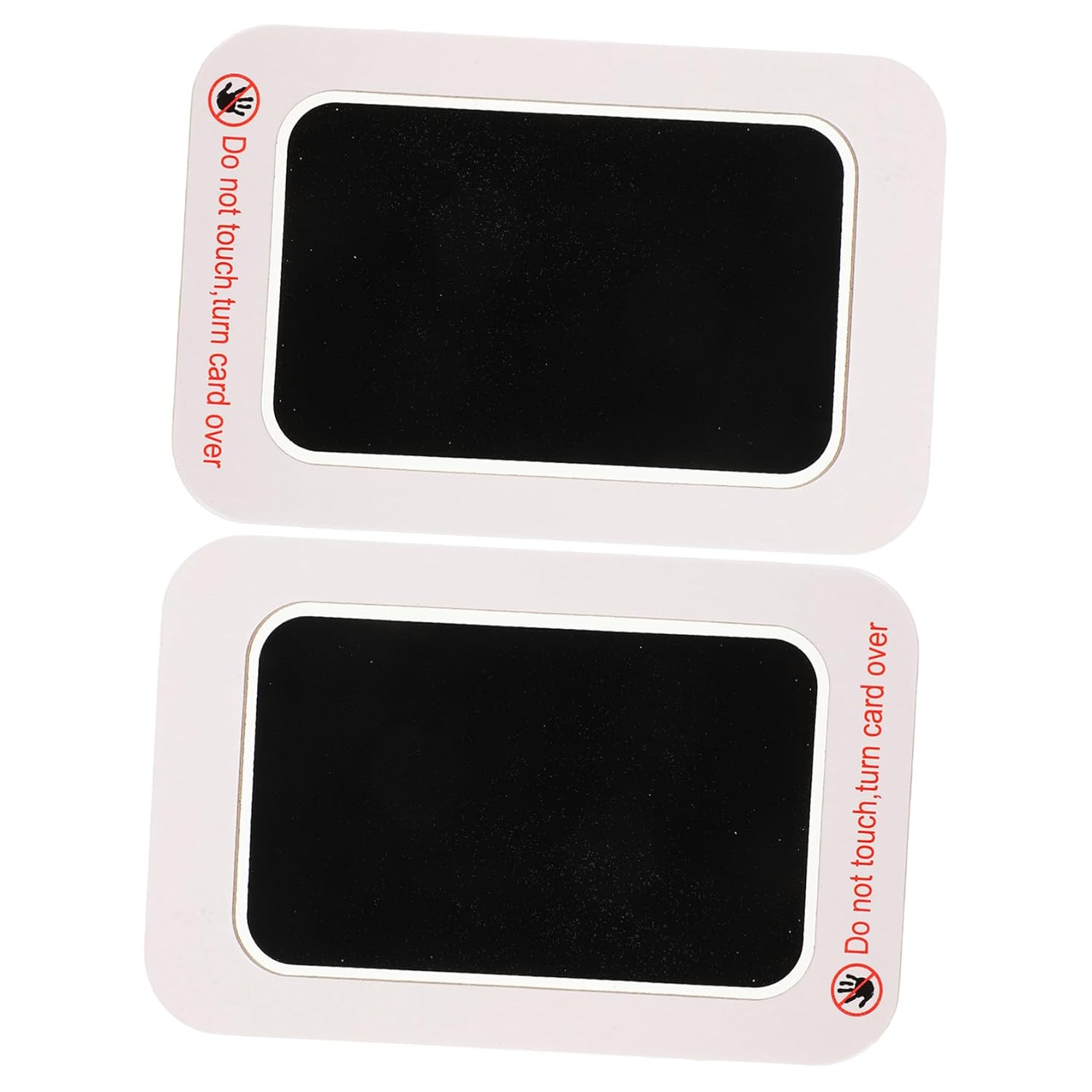 SUPVOX 2pcs Inkless Handprint and Footprint Kit Keepsake Use Clean-Touch Ink Pad for Newborn Memories for Hand and Foot Imprints Black Small