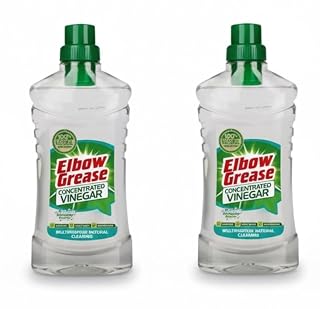 Elbow Grease Concentrated Vinegar Multipurpose Natural Cleaning Solution, 750ml, Pack of 2 - Amazon product rated Grade A
