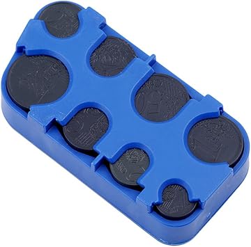 Coin Holder, Portable Coin Change Organizer, Universal Coin Storage Coin Holder for Car, Wallets, Pockets