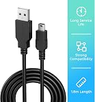 5.9FT PS3 Controller Charger Cable Compatible with PlayStation 3 Controller, Mini USB Data Charging Cord for PlayStation 3/ PS3 Slim/PS Move Controllers, TI84 Plus CE, Camera, MP3 Player