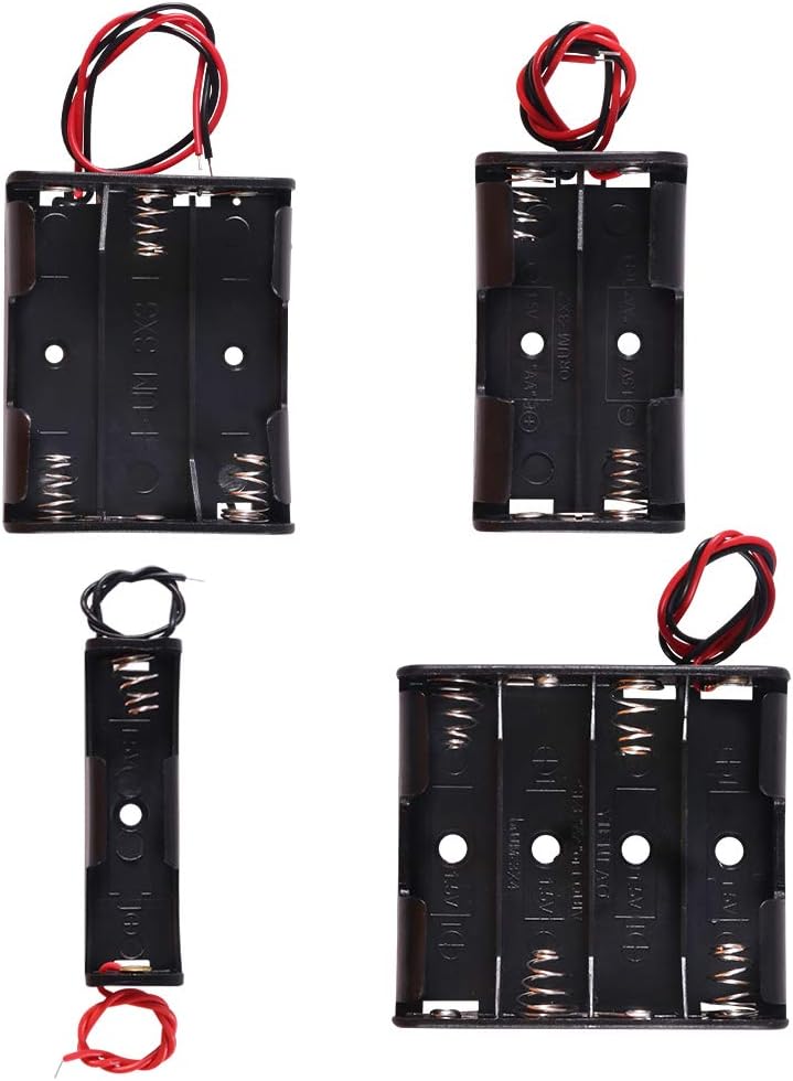 AA Battery Case AA Battery Box 1/2/3/4 Slot AA Battery Holder 14500 AA Storage Box DIY With - View #6