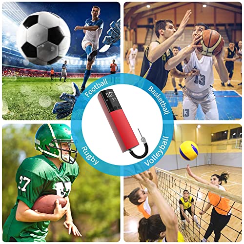 Image of Pumteck Electric Ball Pump, Smart Air Pump Portable Fast Ball Inflation with Precise Pressure Gauge and Digital LCD Display for Football Basketball Volleyball Football
