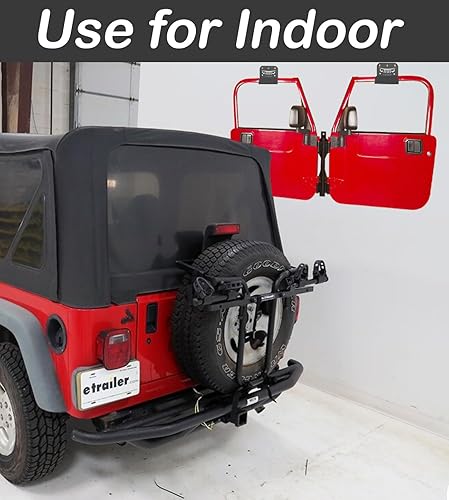 Miniatura 6 de Percha de puerta para auto, estante de almacenamiento para puerta de Wrangler, perchas de pared para automóvil, soporte de puerta de automóvil,