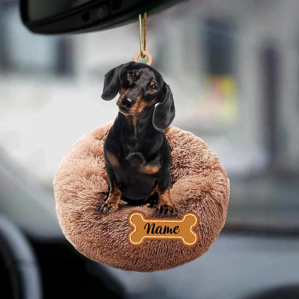 Amazon.com: Personalized Dachshund Dog Car Hanging Ornament