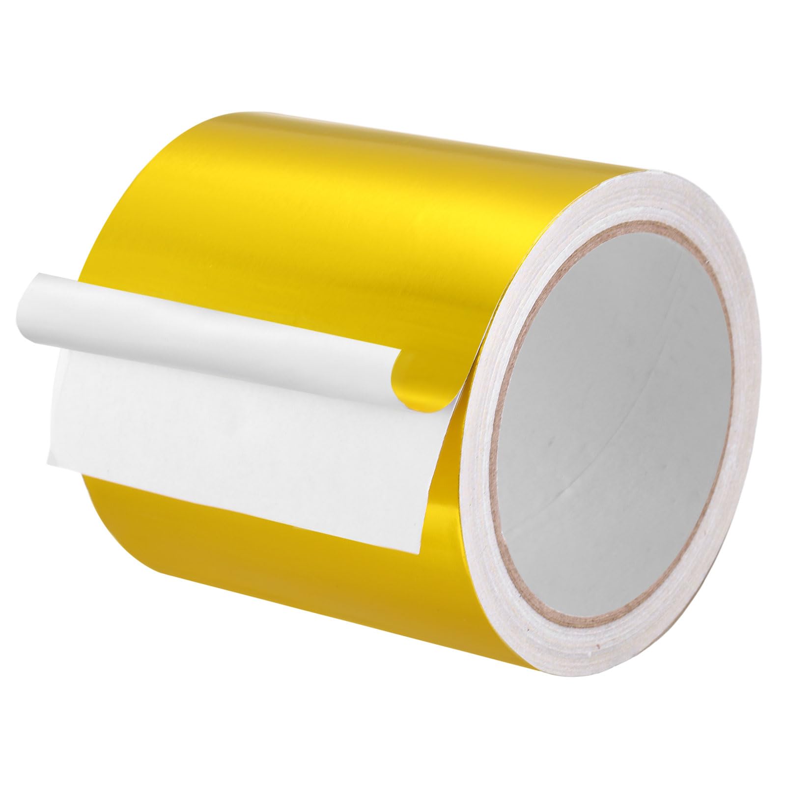 DEFANEX Aluminum Foil Tape (100mm x 20m, 0.06mm, Gold) Heat Resistant Metal Tape, for HVAC Sealing Patching Hot Cold Air Ducts