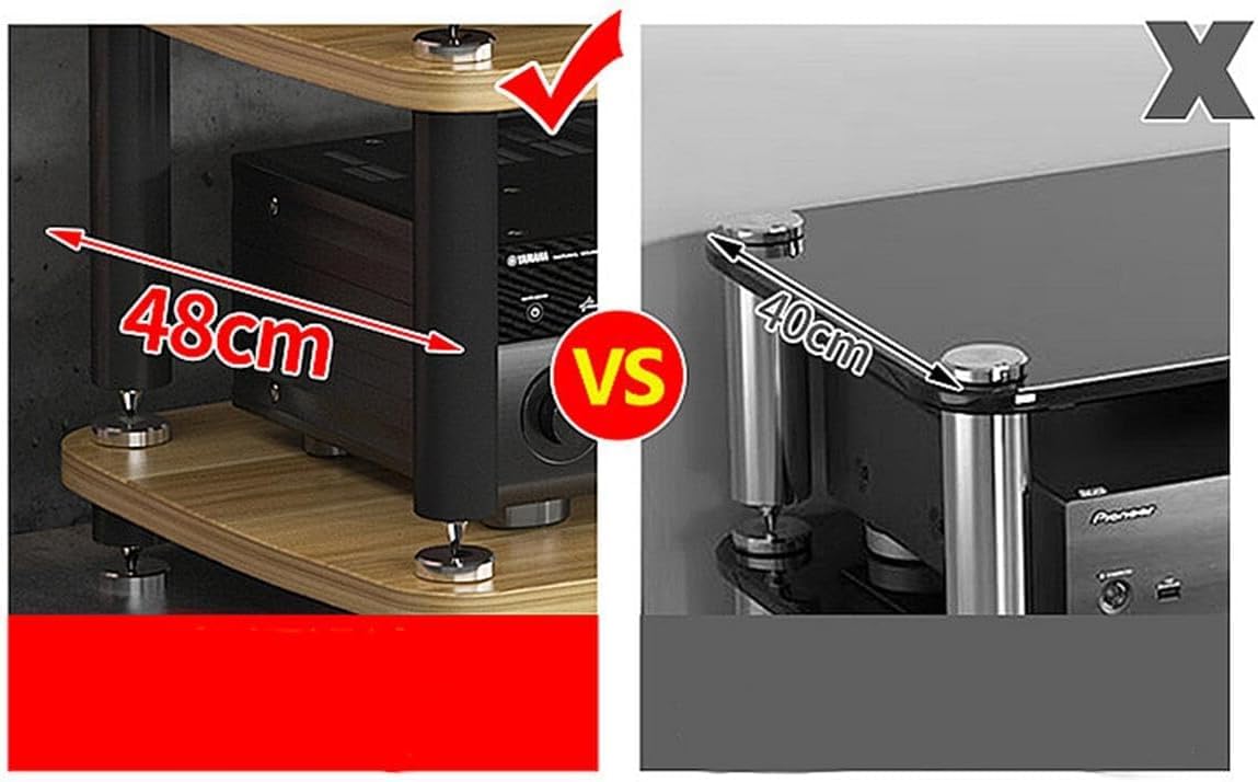 オーディオキャビネット Amazon.co.jp: オーディオラック パワーアンプキャビネット 3 段