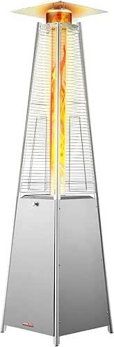 VEVOR Patio Heater for Outdoor Use, 48000BTU Pyramid Propane Heater
