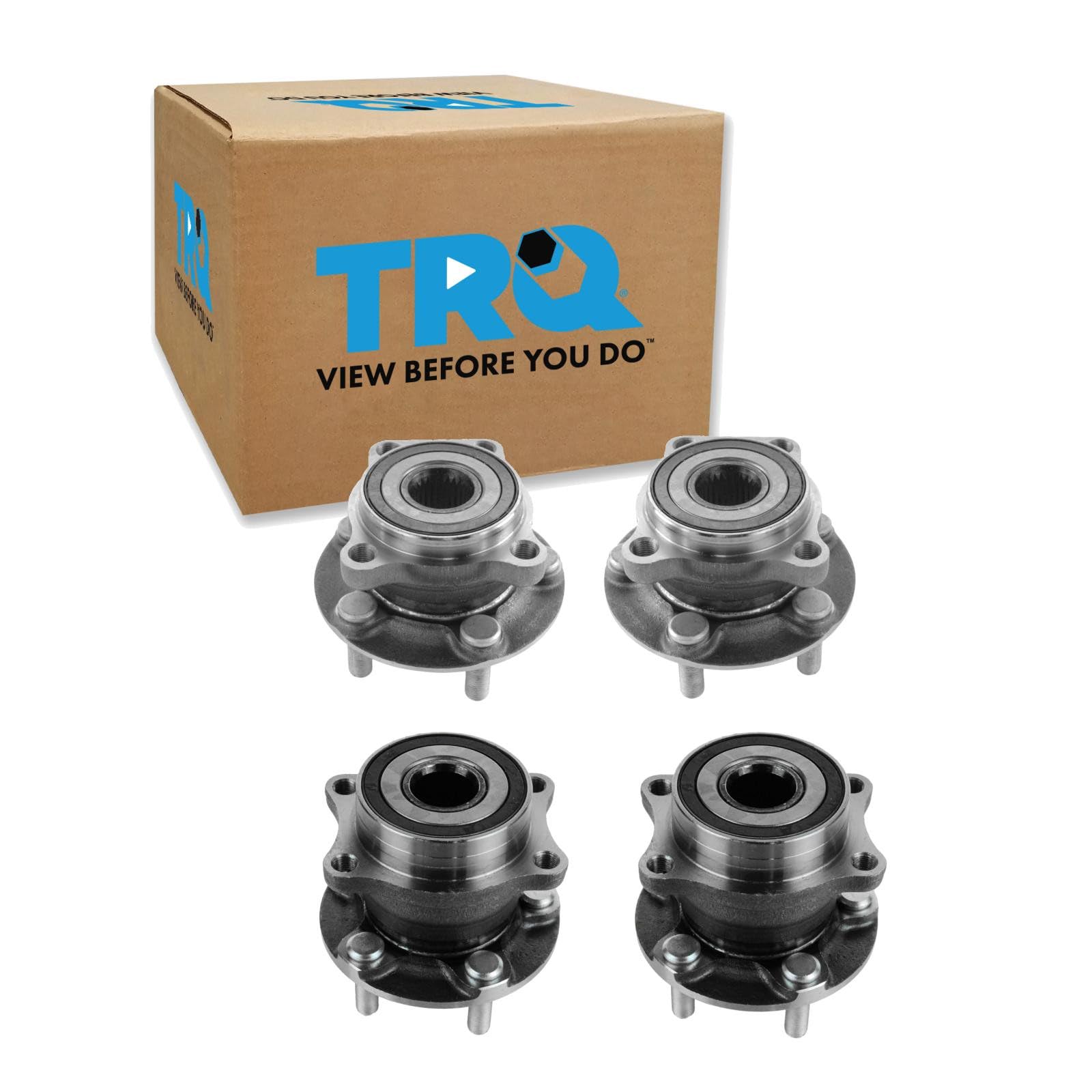 TRQ Wheel Bearing &amp; Hub Assembly Set