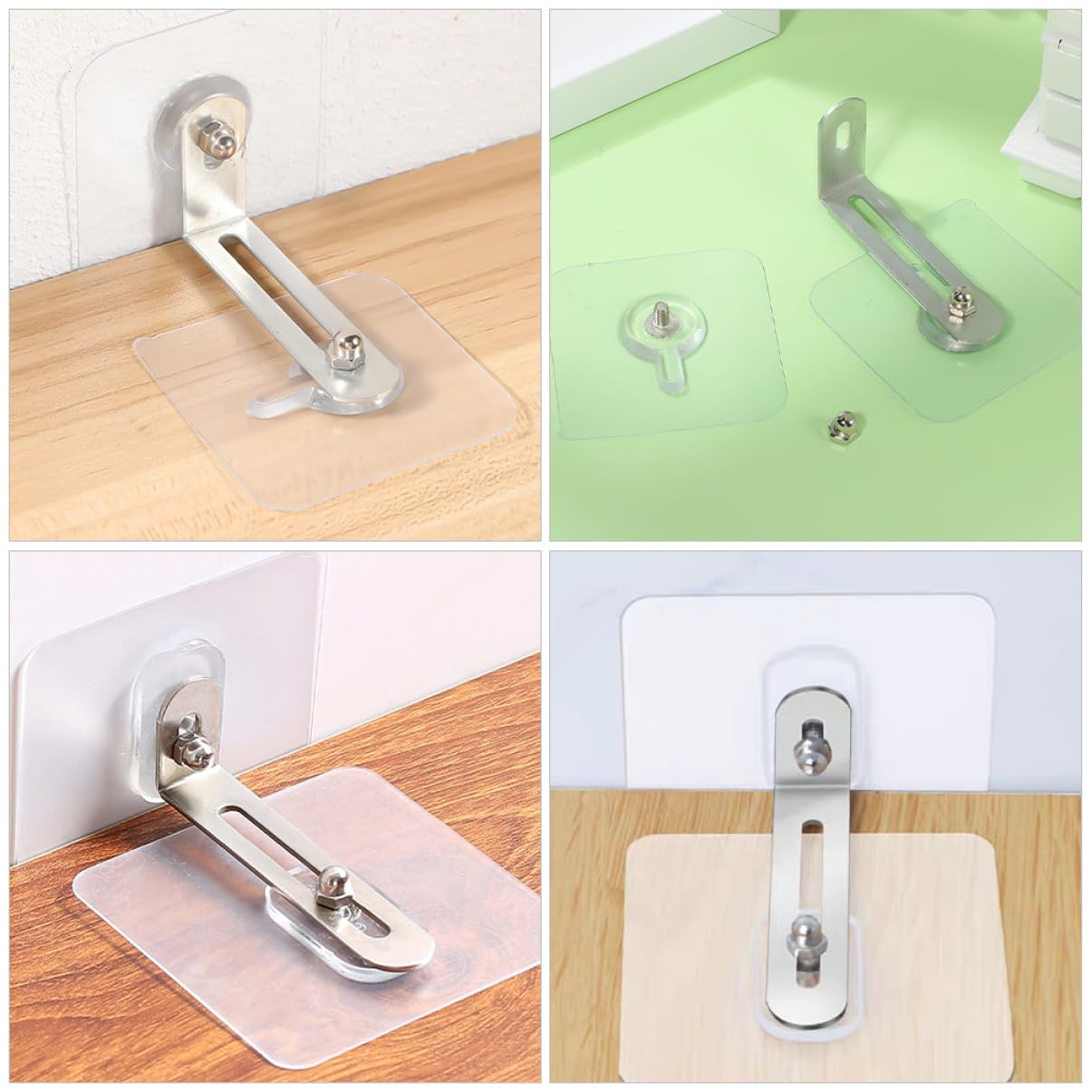 Supvox 50 Sätze Anti-Fall- Möbel nachweisen klein Proofing Beschützer zurrgurt bücherregal Sicherheitsanker für die Kommode Kommodenanker für Babysicherheit Acryl