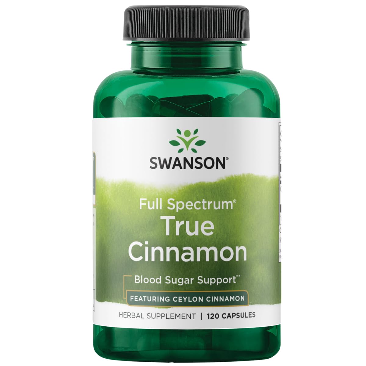 Swanson Full Spectrum True Cinnamon 300 mg, 120 Caps 120 Count (Pack of 1)