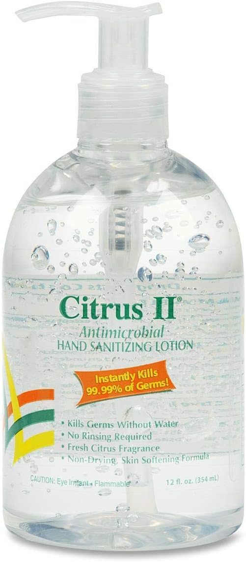 Citrus II Instant Hand Sanitizer - Citrus Scent - 12 fl oz (354.9 mL) - Non-Toxic - Clear - 1 Each