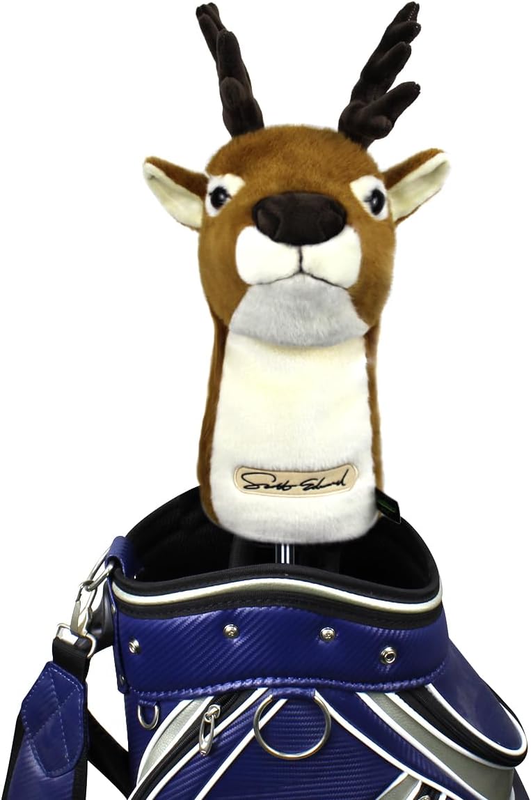 Scott Edward Funny Golf Club Cover Fit Well for Driver Golf Club Cute Animal Zoo Design Soft Functional Golf Headcover Stylish Protection for Men and Women