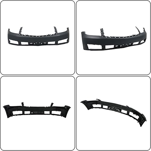 Miniatura 3 de LABLT Cubierta de parachoques de repuesto frontal para Chevy Chevrolet Tahoe Suburban 2015-2020 GM1000973C 23320625 sin corte de sensor de