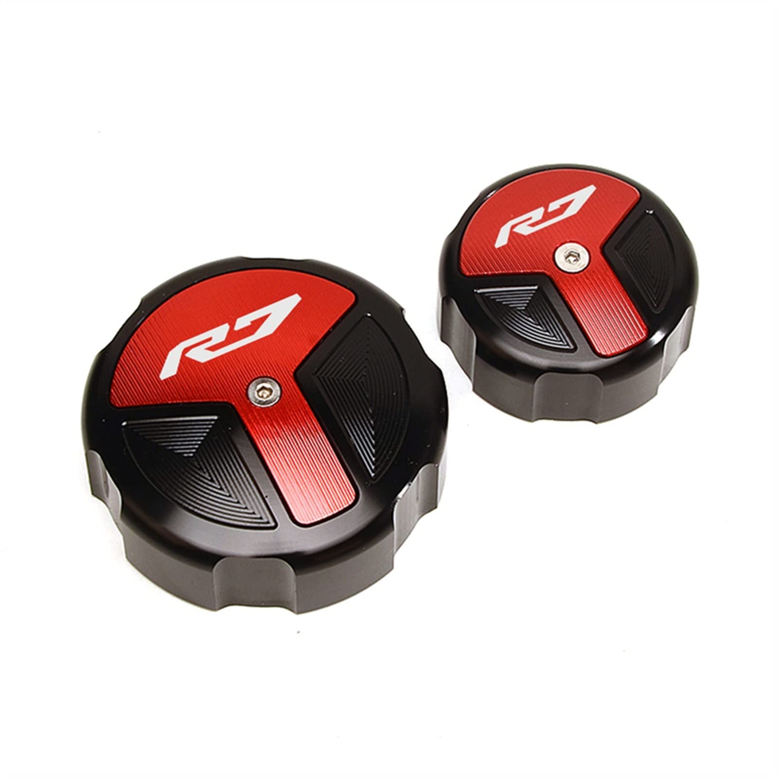 Accessori per serbatoi Moto Anteriore E Posteriore Serbatoio Del Liquido Dei Freni Tappo Olio Cilindro Della Copertura Per YAMAHA YZF R7 YZF-R7 YZFR7 2021 2022 Accessori(Red)