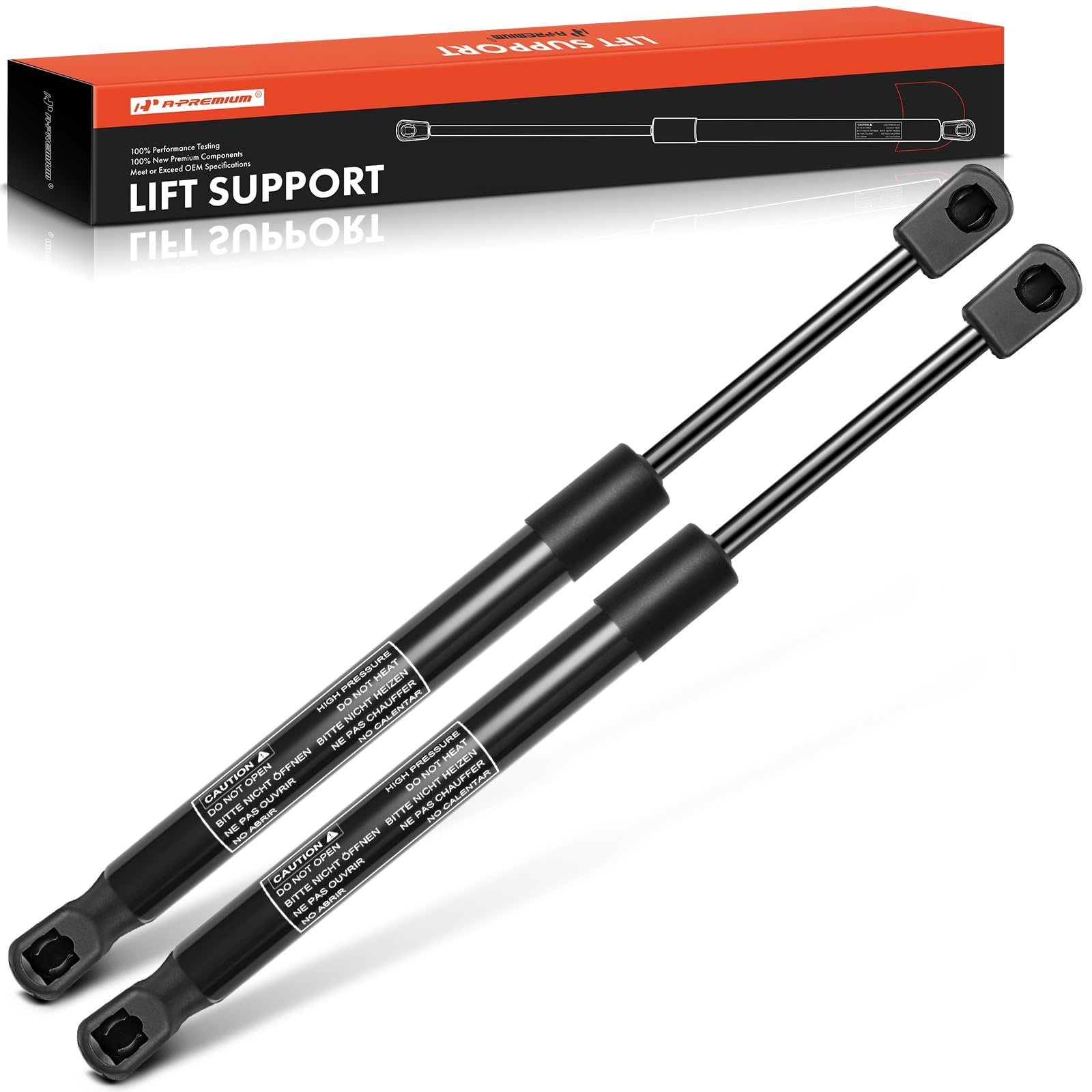 A-Premium Front Hood Lift Supports Shock Struts Compatible with Nissan Murano 2009-2014 Set of 2