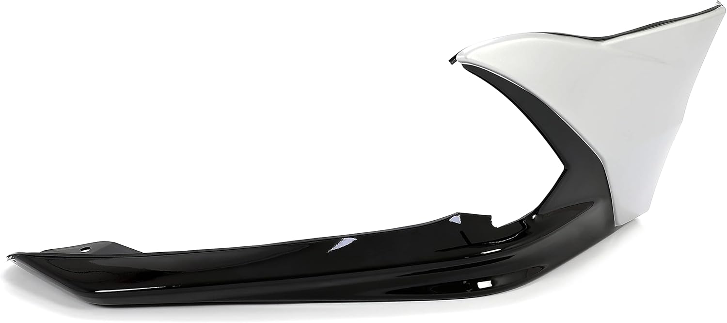HECASA Front Bumper Lip Compatible with 2018-2020 Acura TLX Replacement for 08F01-TZ3-260A Front Lip Spoiler Splitter PP Plastic Painted Black & Silver