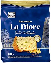 Panettone frutas la diore 300g fermentação natural