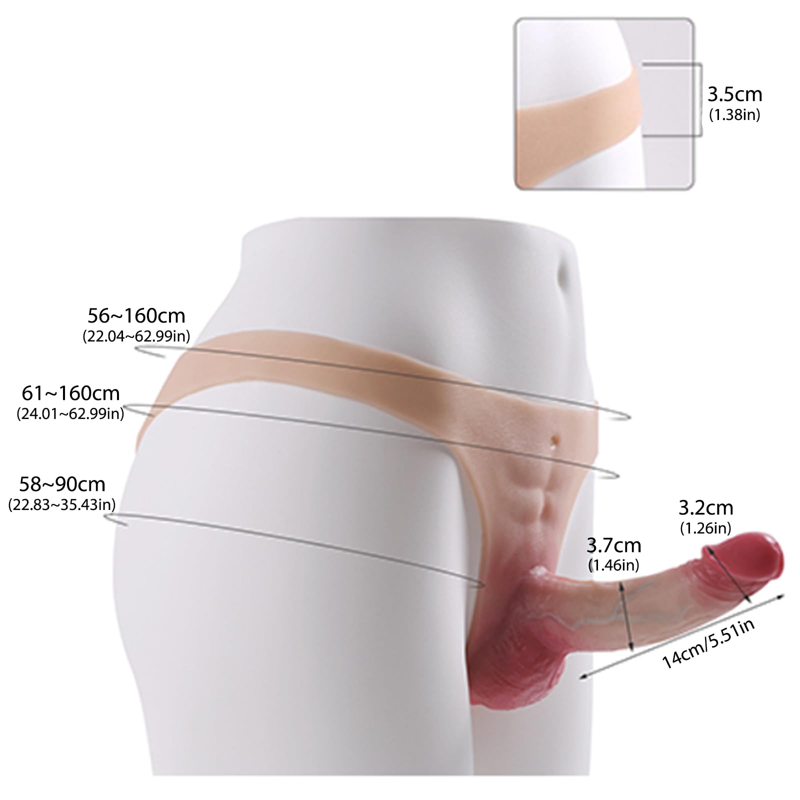 BDSMYEE Dildo in silicone con cinturino, giocattolo erotico per donne e lesbiche, pantaloni a forma di pene, dildo anale, coda di dildo, masturbatore a forma di pene con cinturino per coppie