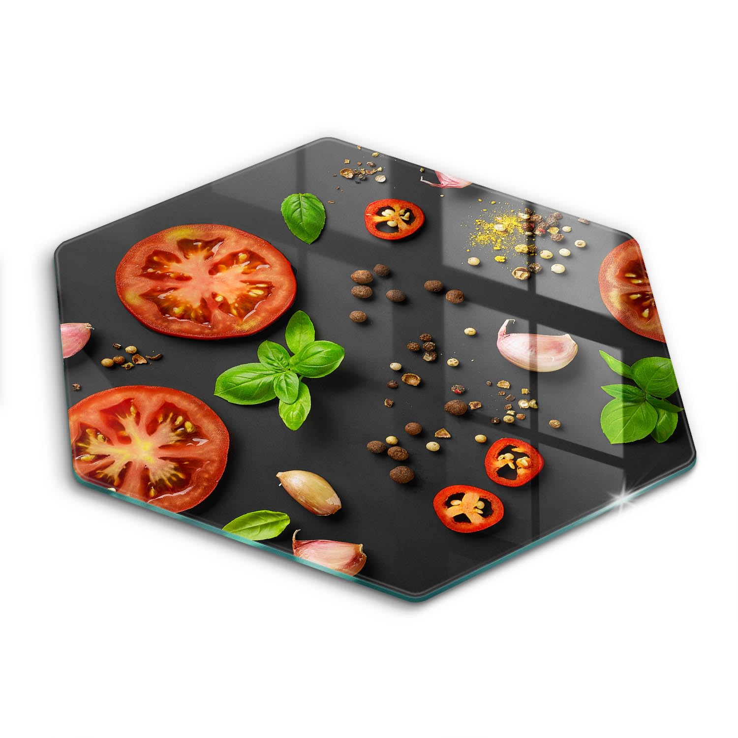 Planche à découper induction évite rayures protection plaque cuisson verre 40cm