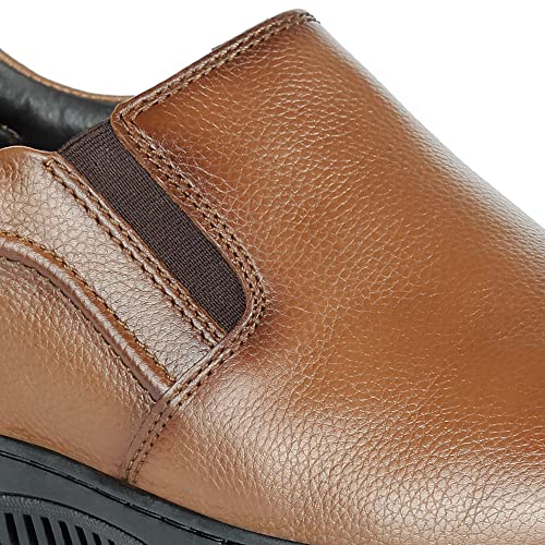 Image of ID Slip-On Leather Semiformal Shoes for Men