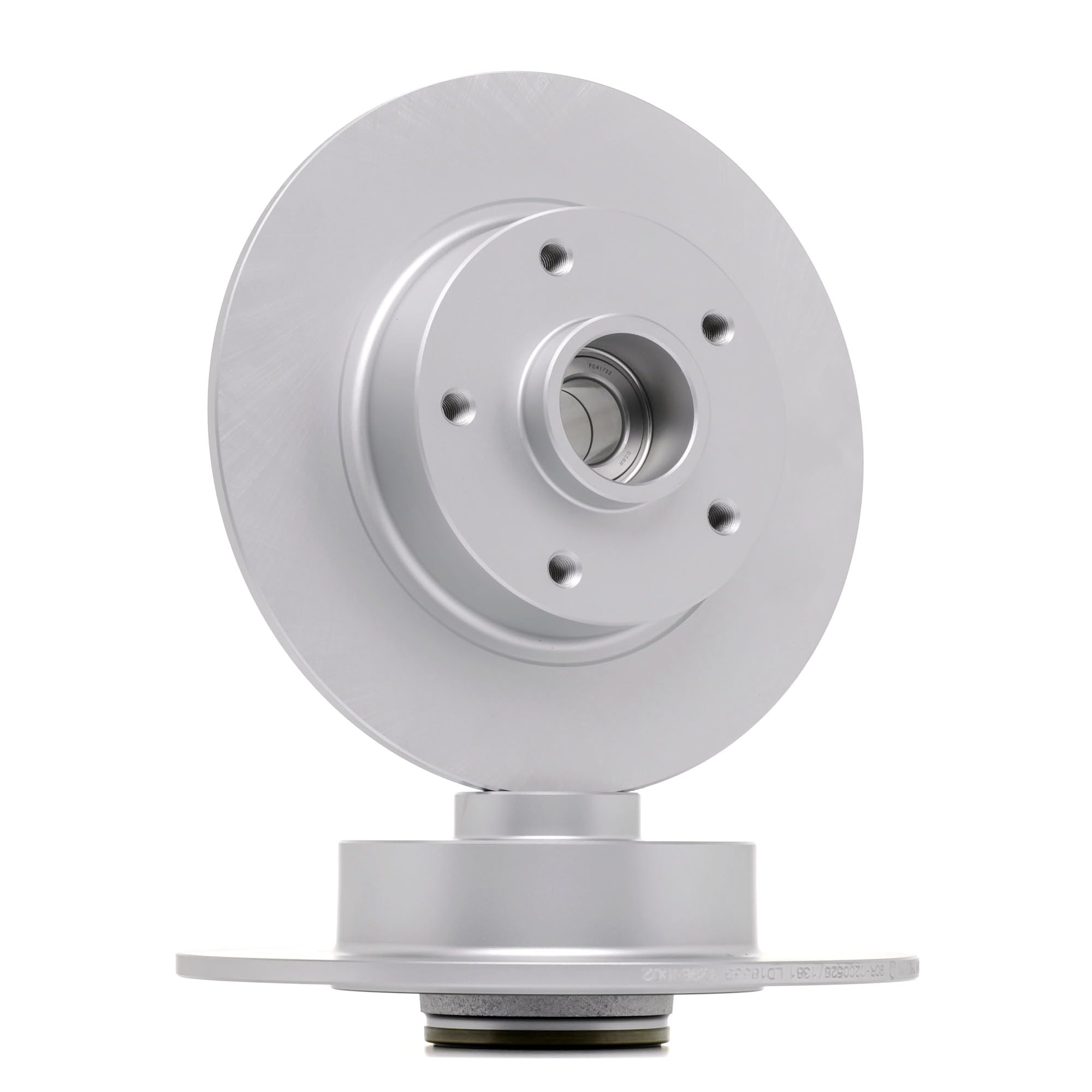 RIDEX PLUS 82B0990P 2x Disco freno Posteriore con mozzo portaruota con anello sensore magnetico integrato con cuscinetto ruota Compatibilità con RENAULT Clio 4 Hatchback BH