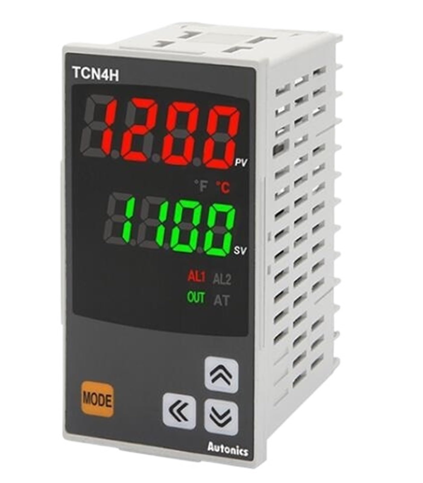 NWPNLXEA TCN4H-24R Temp Control, 1/8DIN, Dual Display 4 Digit, PID Control, Relay & SSR Output, 2 Alarm Output, 100-240 VAC