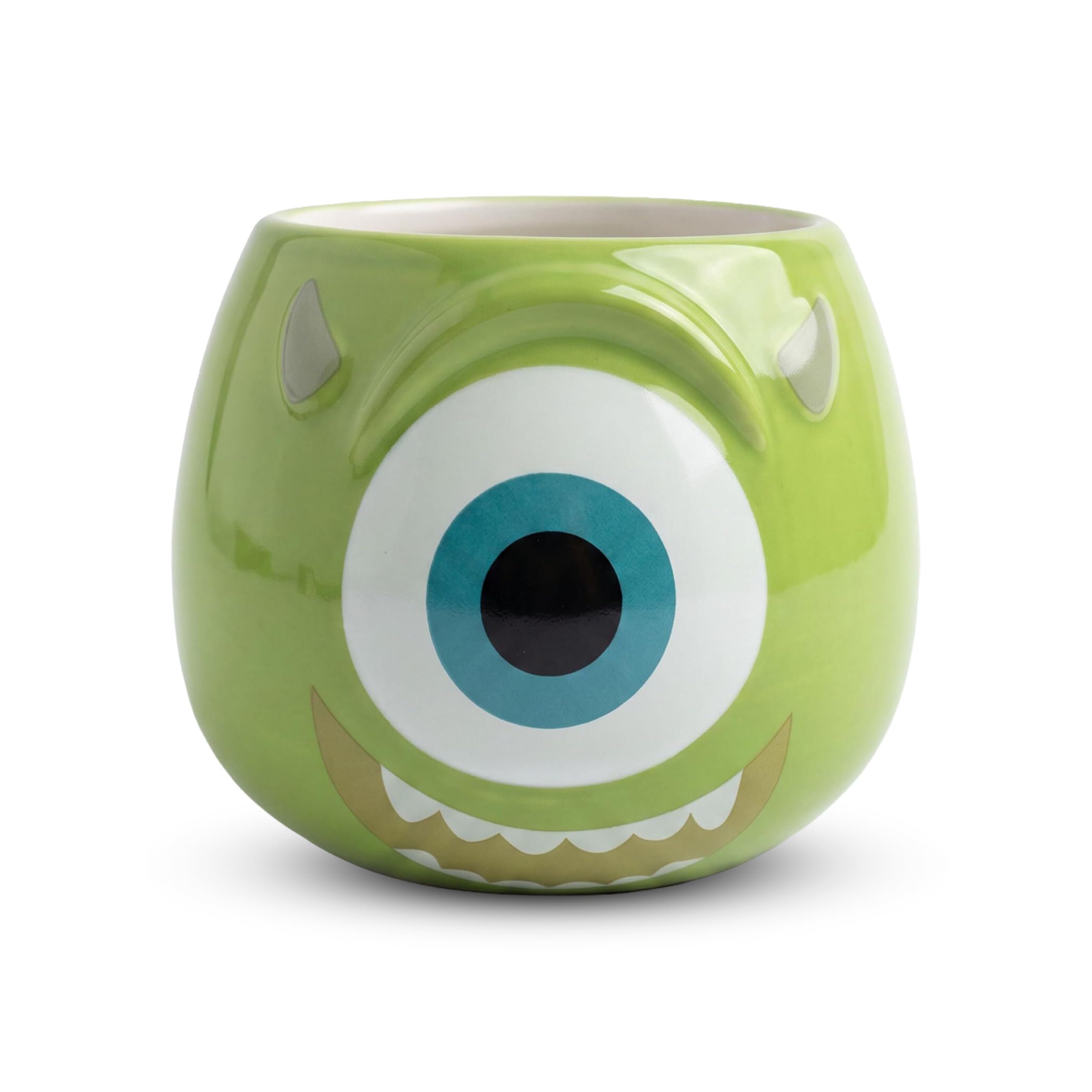 Silver Buffalo Disney Monsters Inc Mike Wazowski 3D Sculpted Mug, 20oz