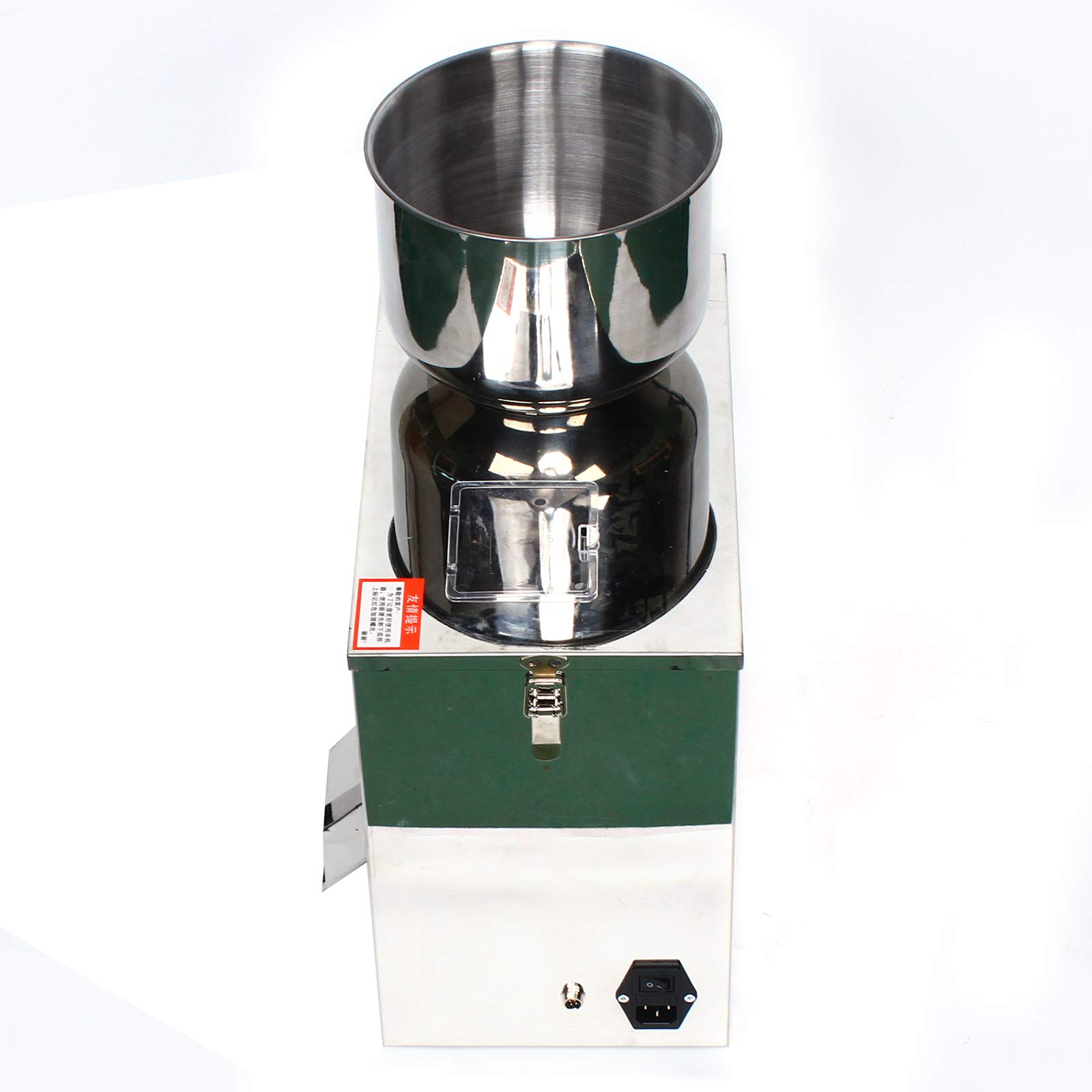 Machine à thé automatique - Machine de remplissage de granulés - Portionnaire de poudre - Appareil de remplissage - Emballage précis de 1 à 50 g - Avec affichage LCD - Récipient en acier inoxydable